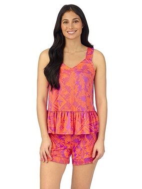 Women's Cuddl Duds Cozy Pajama Tank Top & Pajama Shorts Set size XL